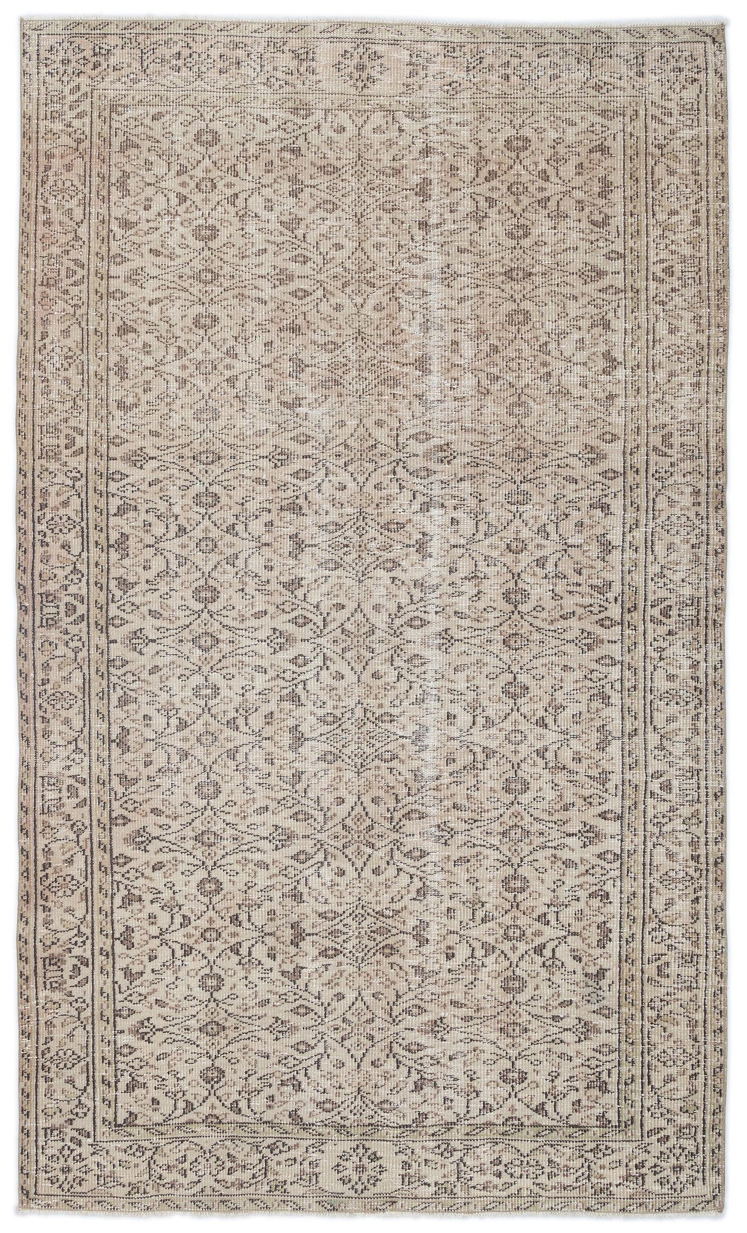 Ziniyn - Vintage Floral Rug - 5'1 X 8'6