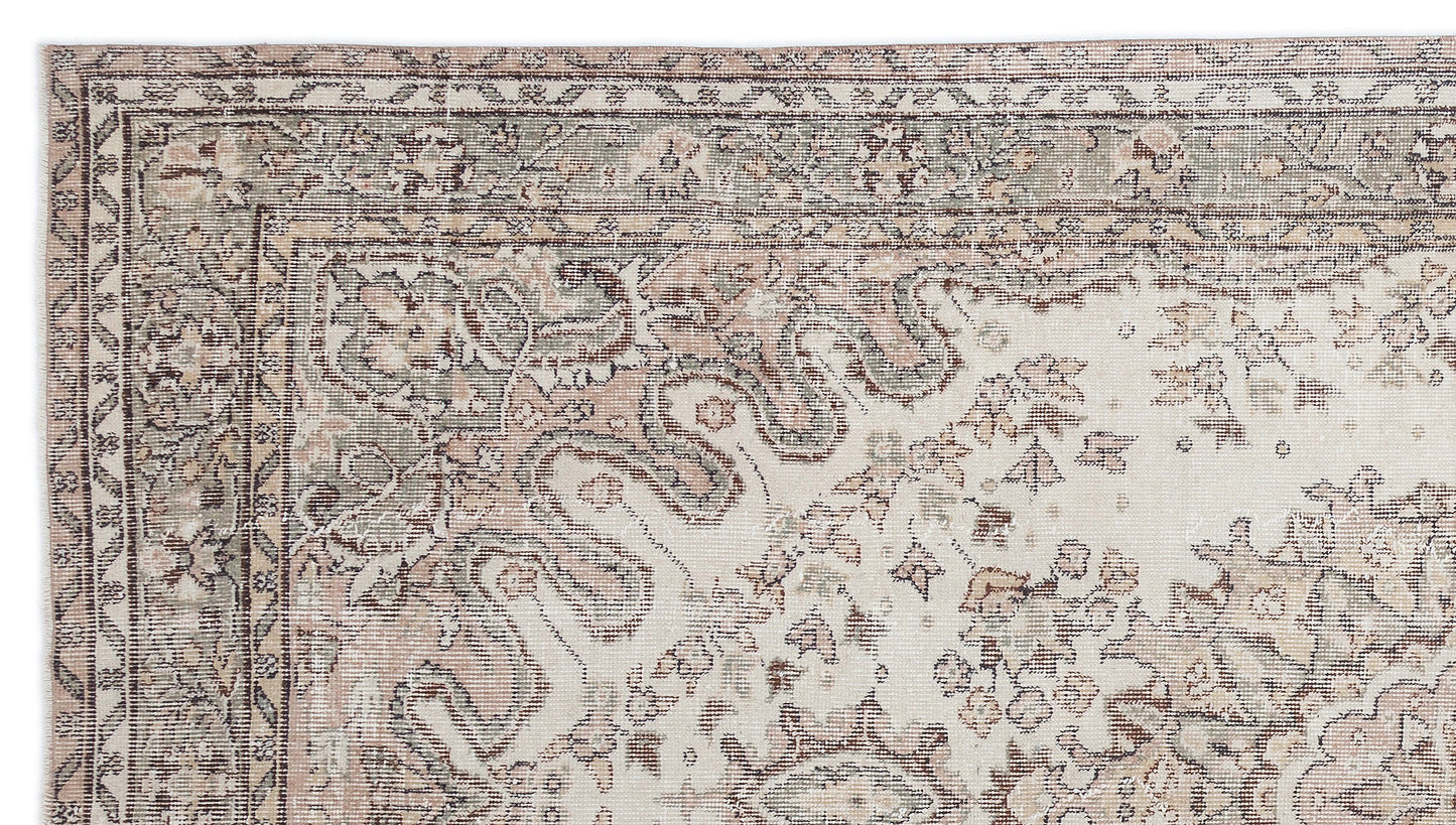Viane - Vintage Medallion Rug - 5'7 X 9'11