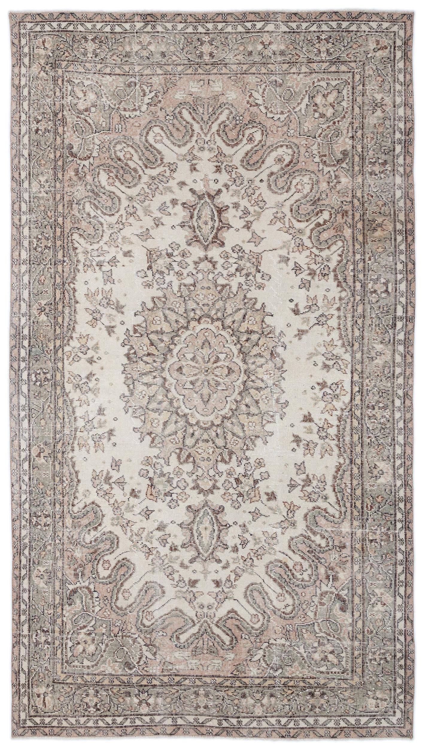 Viane - Vintage Medallion Rug - 5'7 X 9'11