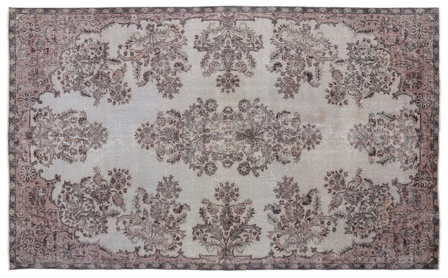 Gumear - Vintage Medallion Rug - 6'0 X 9'7
