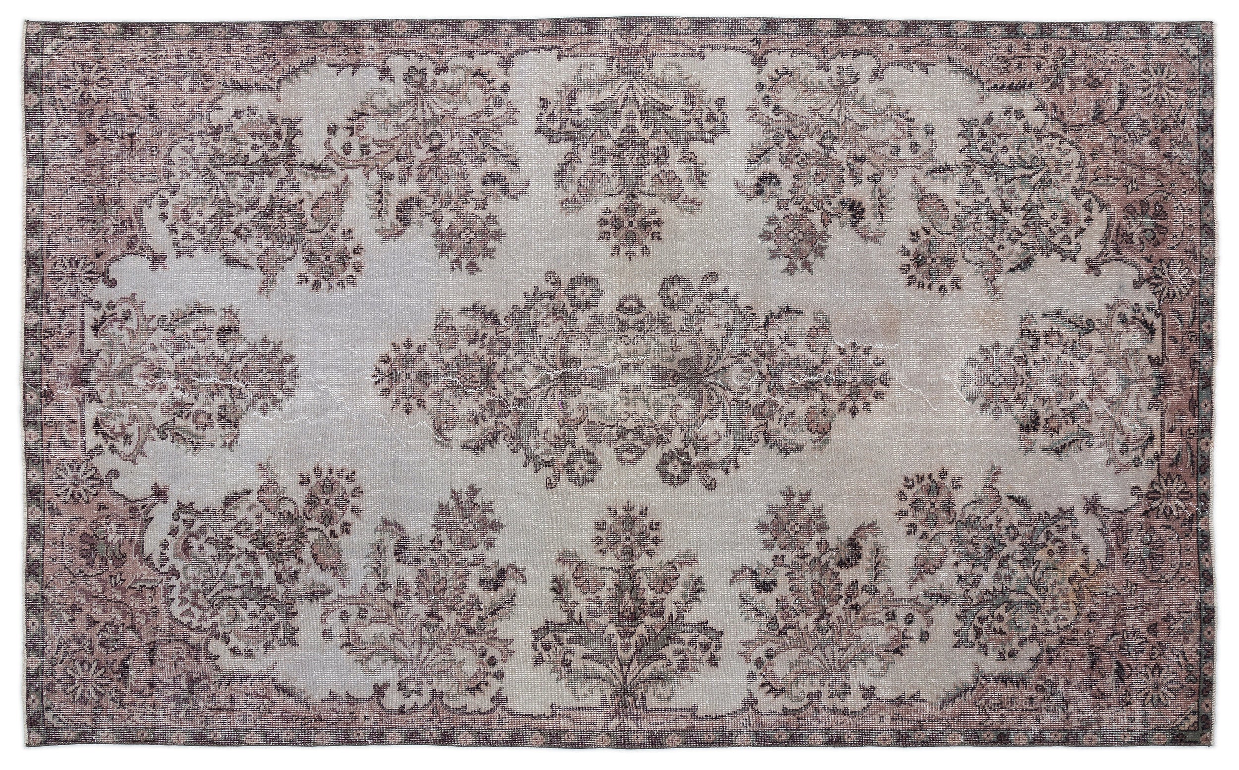 Gumear - Vintage Medallion Rug - 6'0 X 9'7