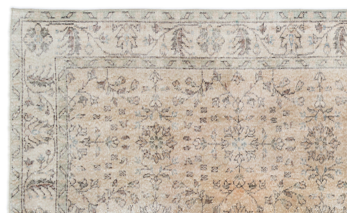 Pisoan - Vintage Floral Rug - 5'5 X 9'1