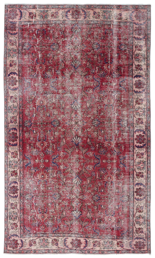 Load image 1 in gallery view. Pazoor - Vintage Floral Rug - 5'1 X 8'9