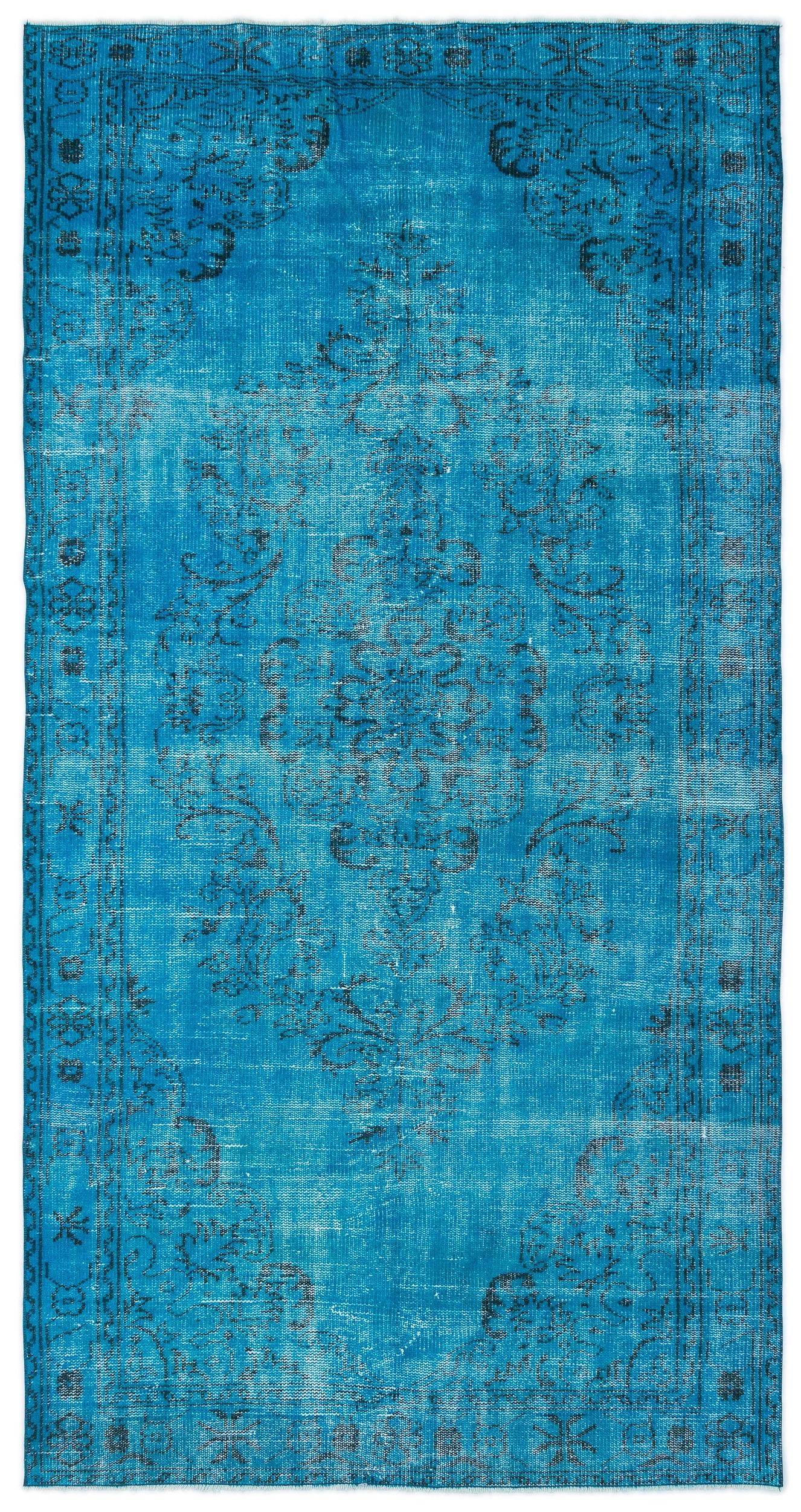 Bluzaor - Vintage Distressed Rug - 5'0 X 9'7