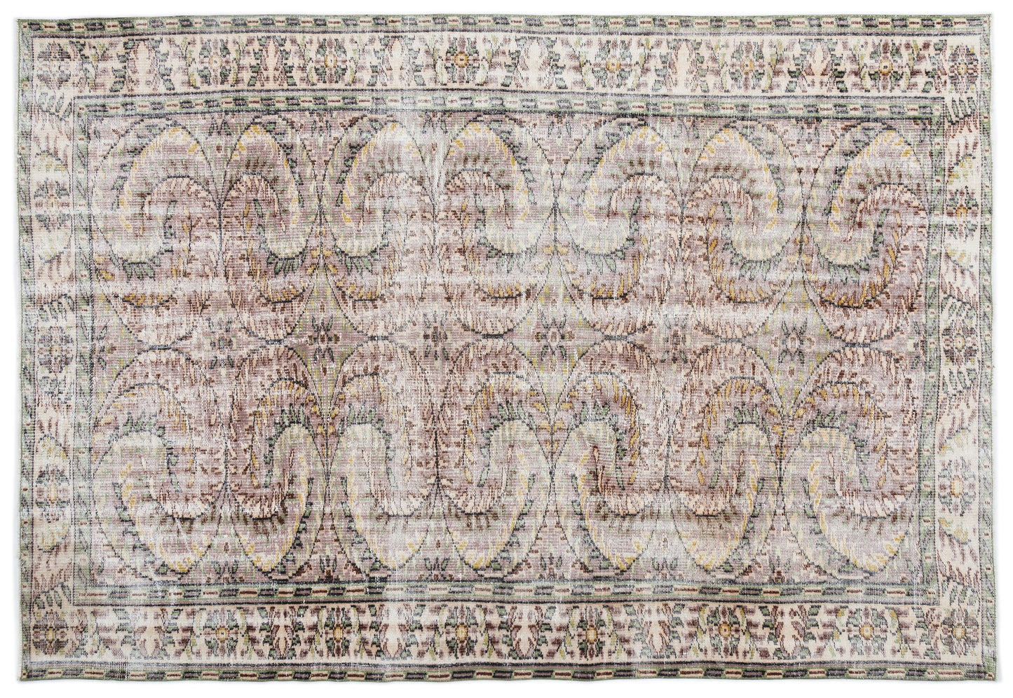 Cimaas - Vintage Floral Rug - 6'1 X 9'0