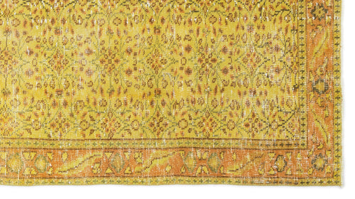 Load image 1 in gallery view. Diziel - Vintage Floral Rug - 4'10 X 8'9