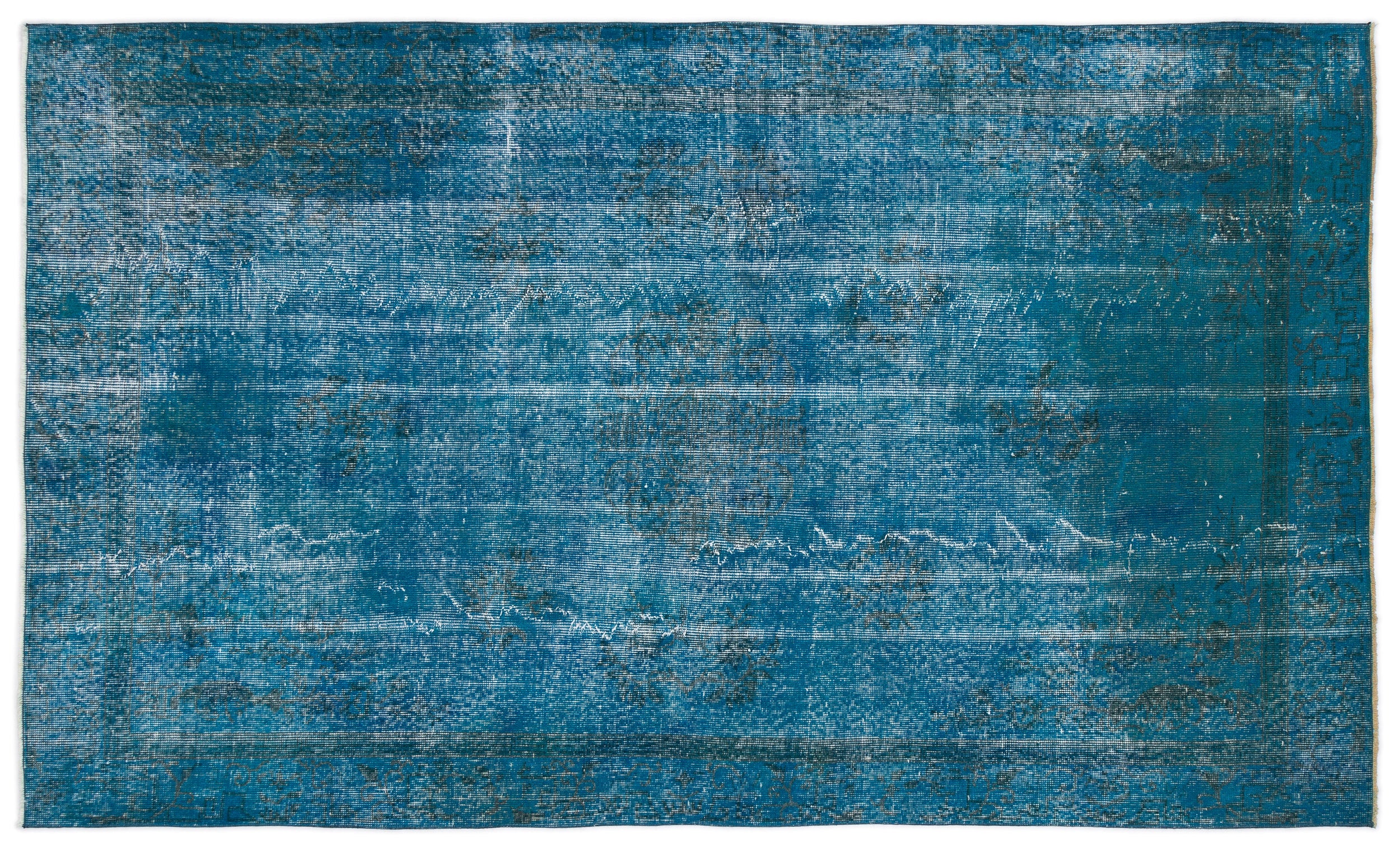 Loteta - Vintage Distressed Rug - 5'1 X 8'7