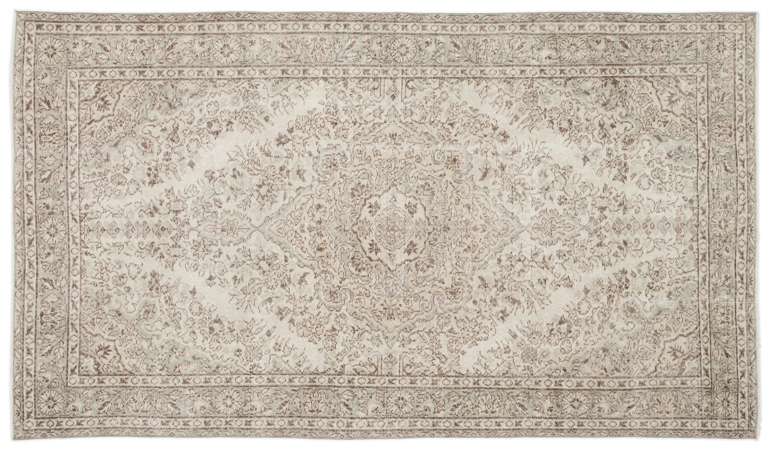 Dafaen - Vintage Medallion Rug - 5'5 X 9'7