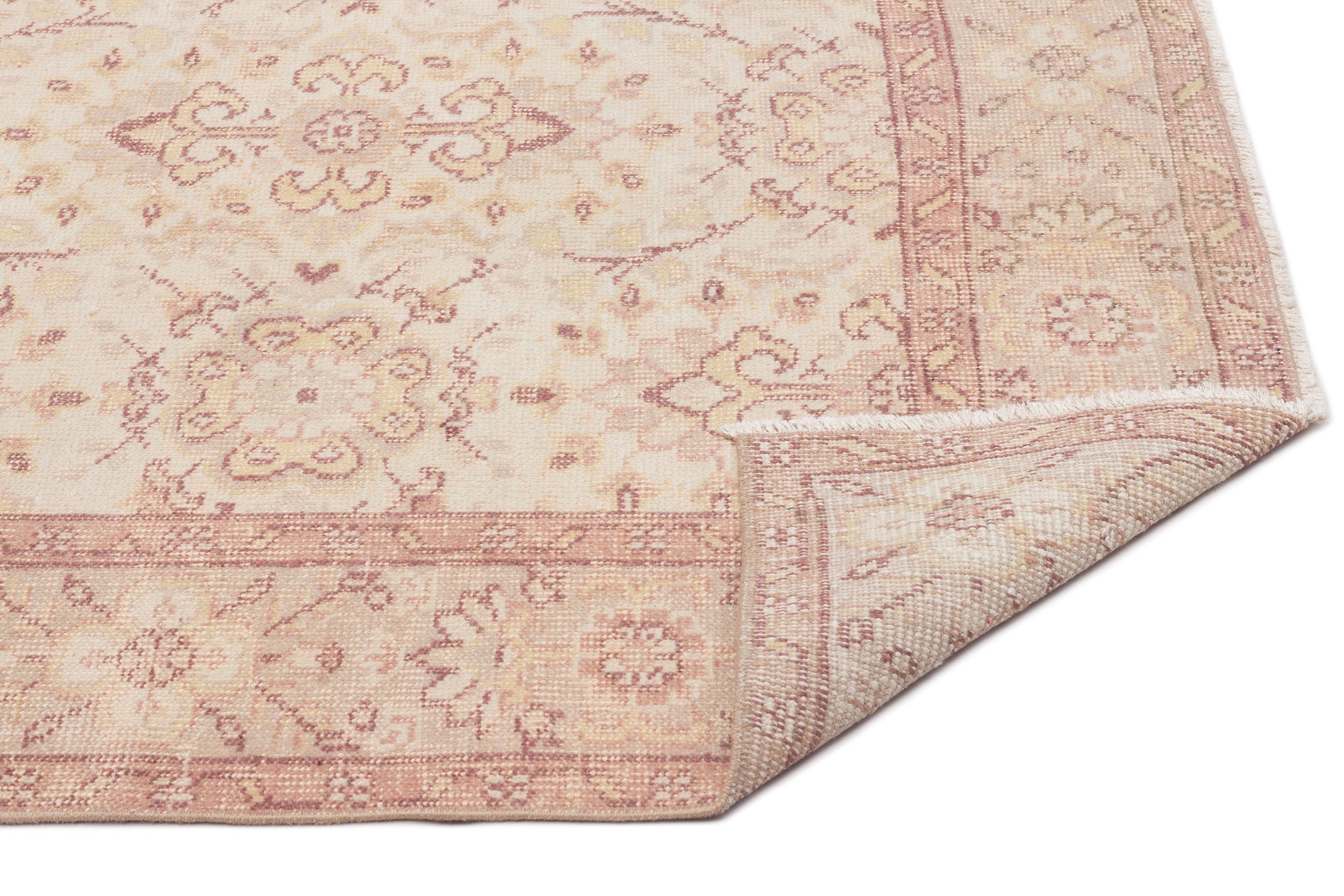Cesaix - Vintage Floral Rug - 5'11 X 9'5