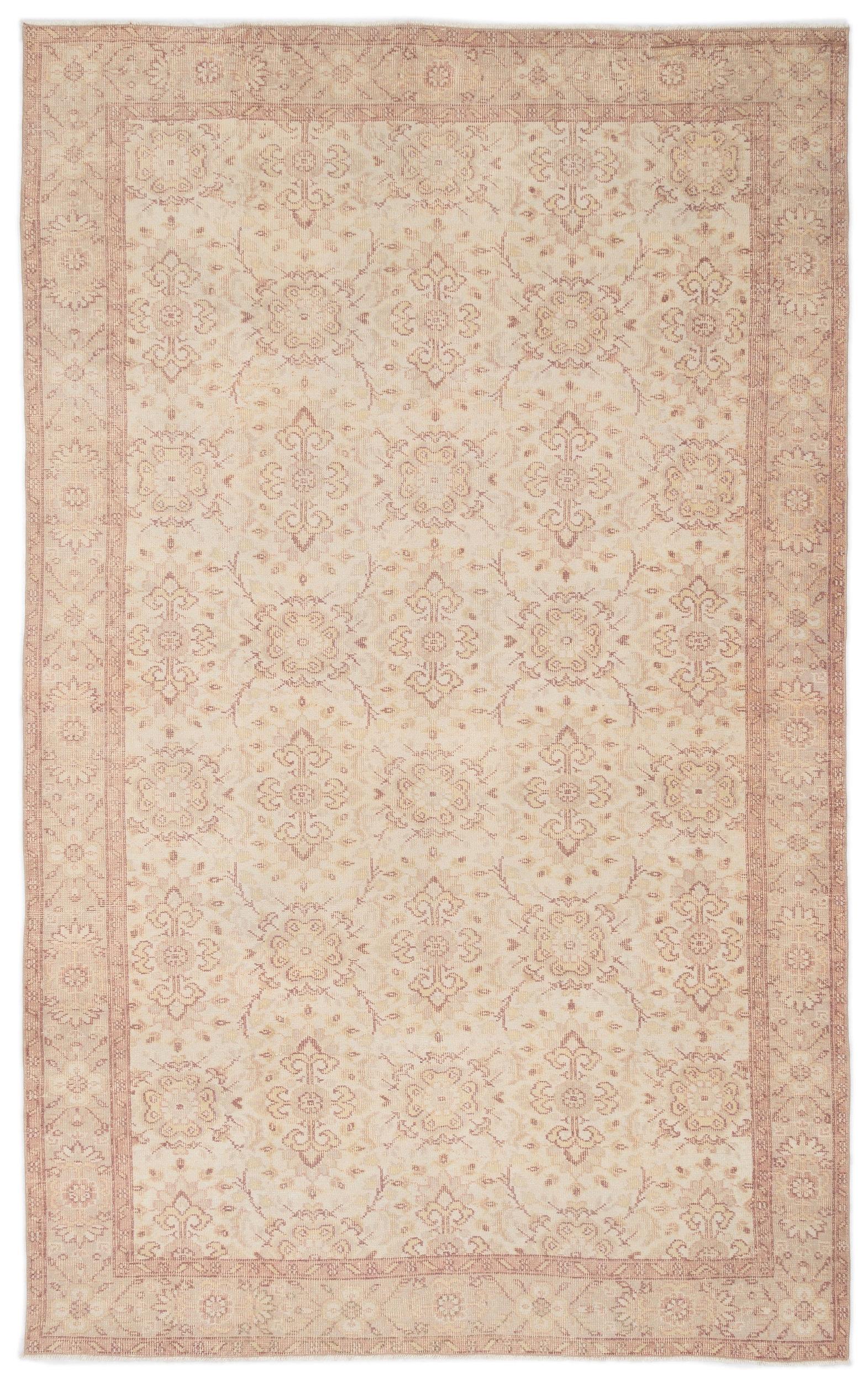 Cesaix - Vintage Floral Rug - 5'11 X 9'5