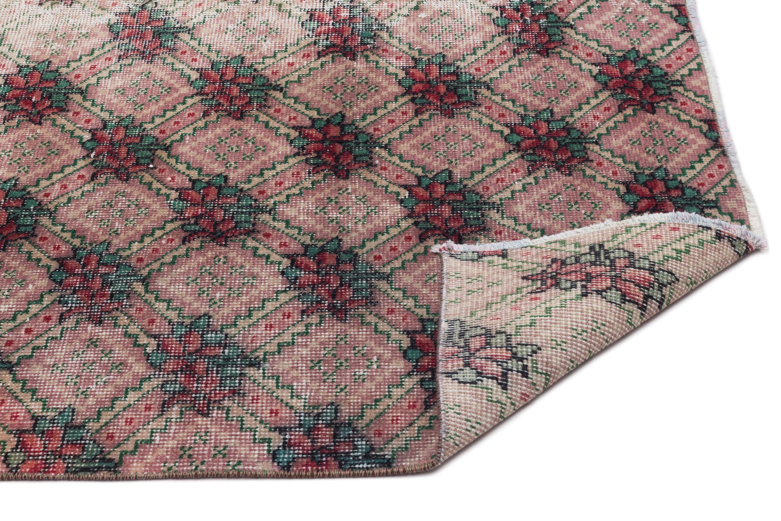 Dreva - Vintage Floral Rug - 5'1 X 8'9