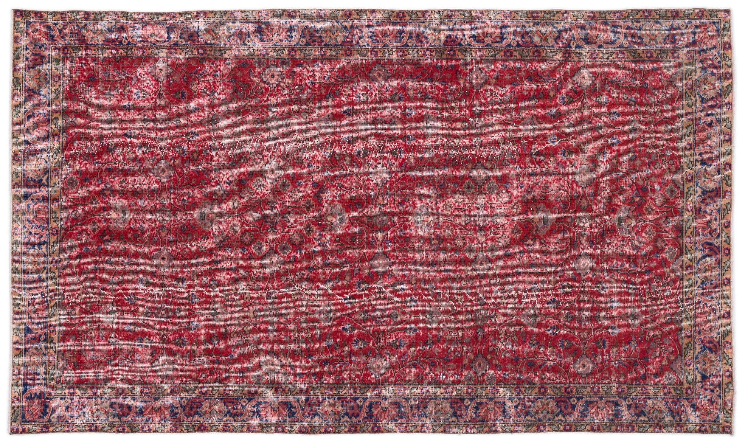 Caina - Vintage Floral Rug - 5'4 X 9'3