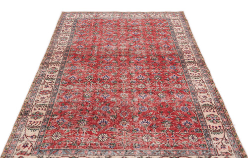 Load image 1 in gallery view. Lokona - Vintage Floral Rug - 4'10 X 8'8