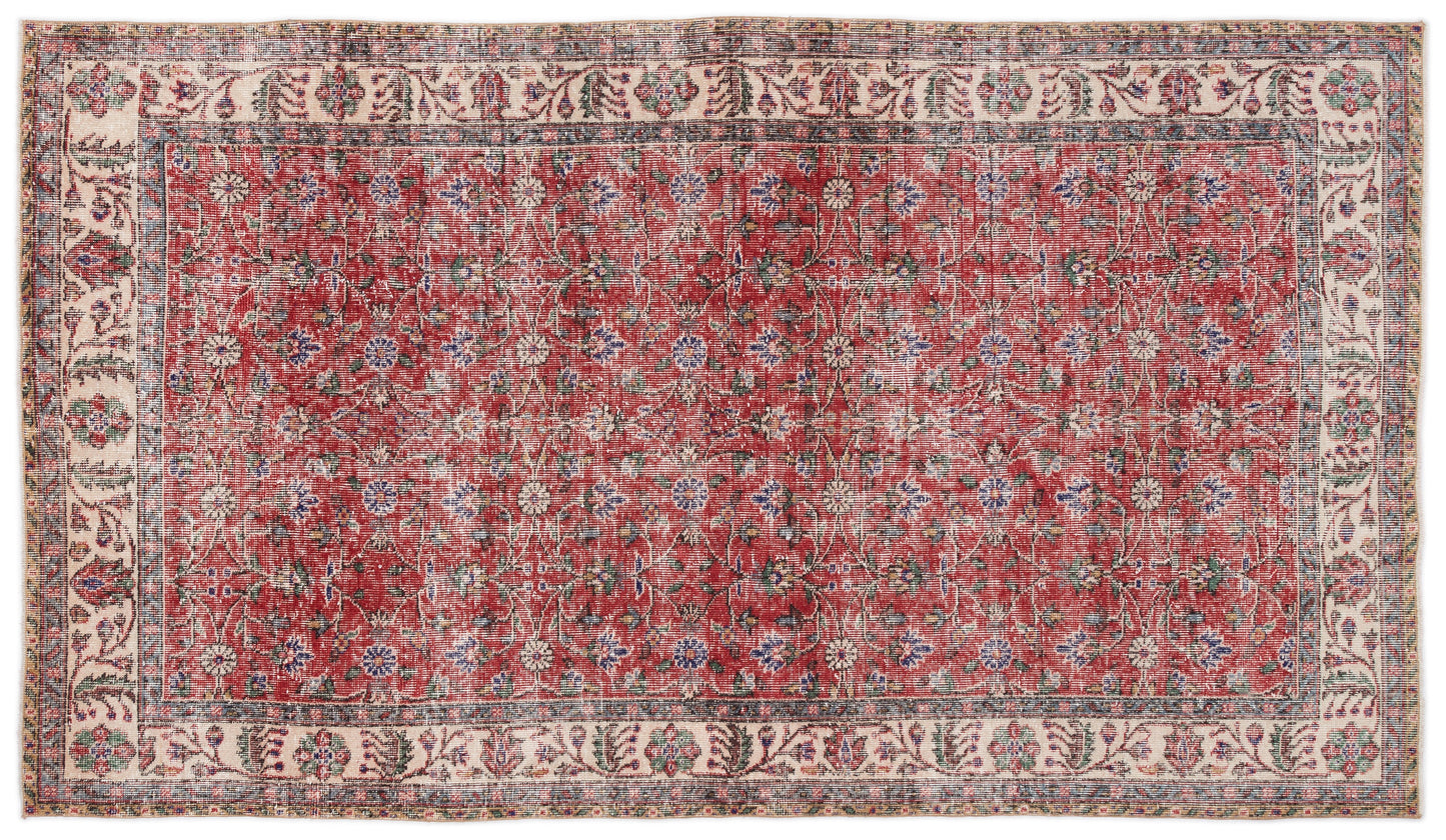 Lokona - Vintage Floral Rug - 4'10 X 8'8