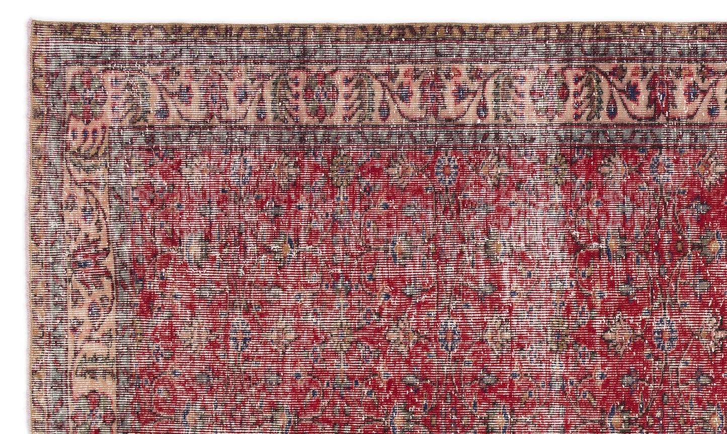 Clunasa - Vintage Floral Rug - 5'5 X 9'3
