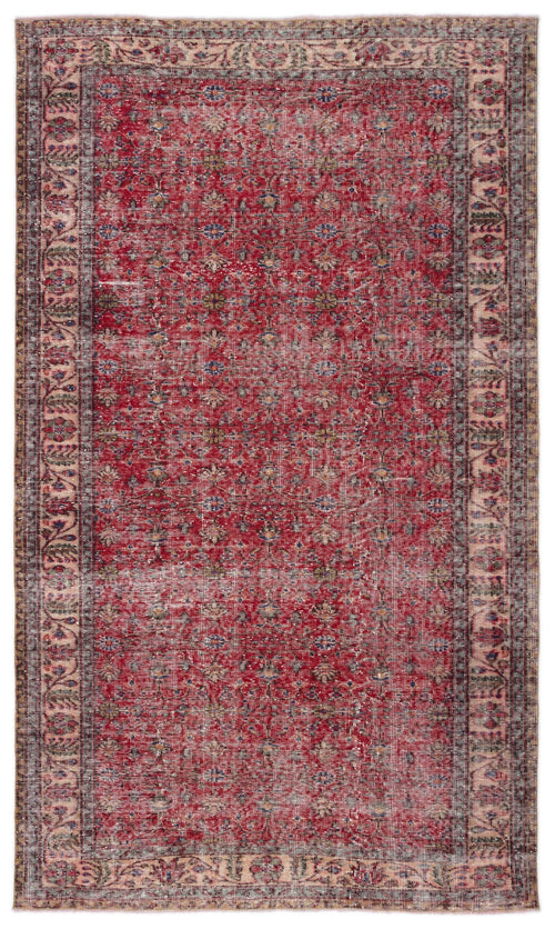 Load image 1 in gallery view. Clunasa - Vintage Floral Rug - 5'5 X 9'3