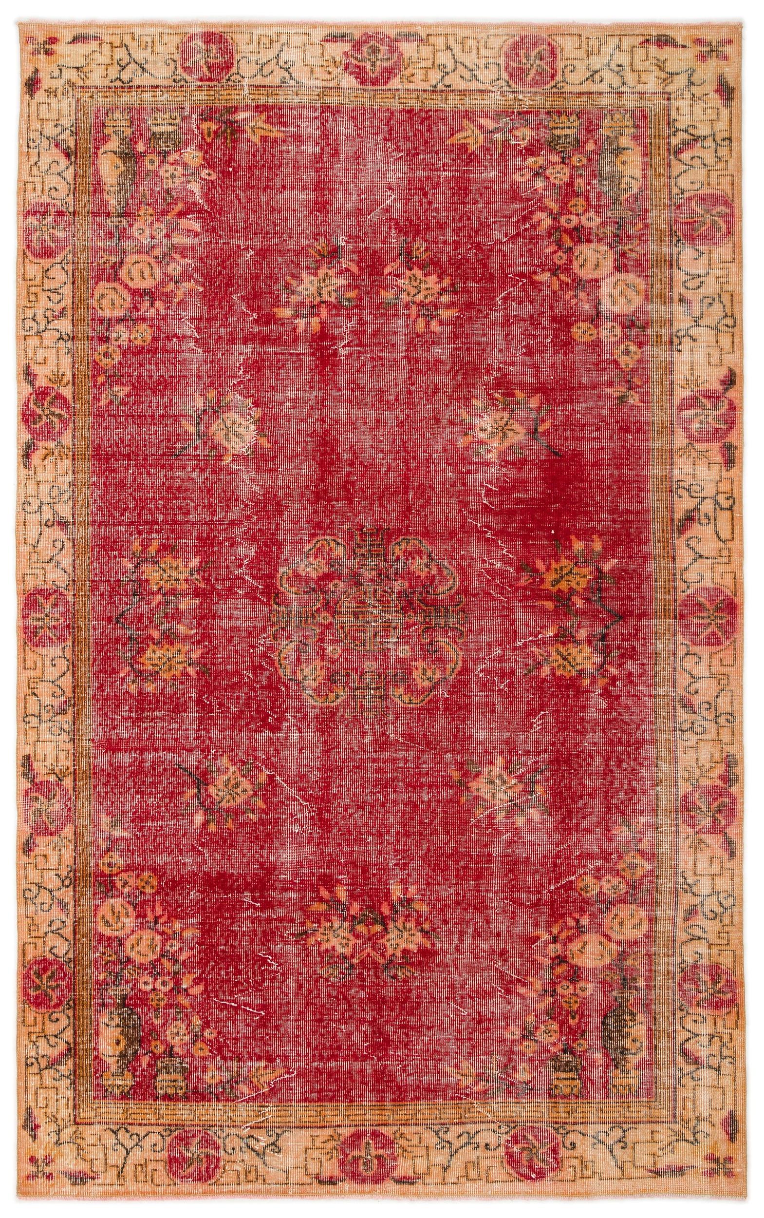 Trera - Vintage Medallion Rug - 5'5 X 8'8