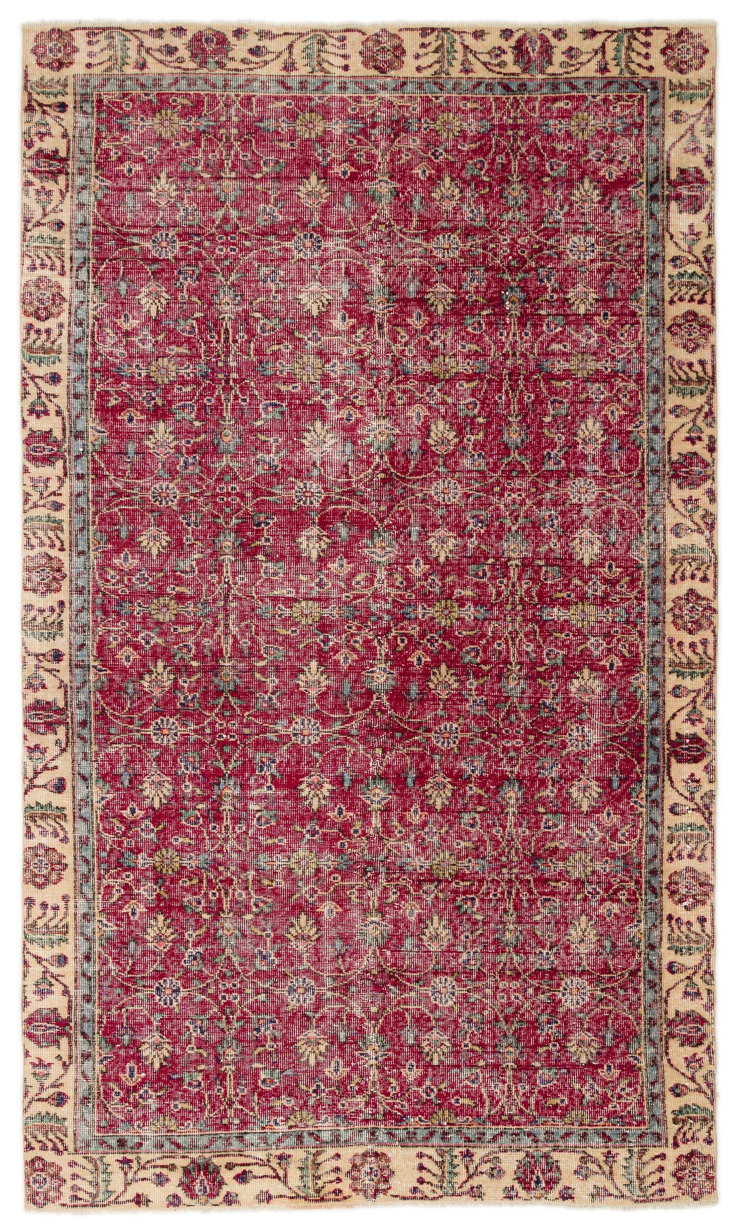 Peunoyn - Vintage Floral Rug - 5'3 X 9'0