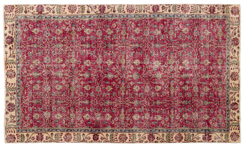 Load image 1 in gallery view. Peunoyn - Vintage Floral Rug - 5'3 X 9'0
