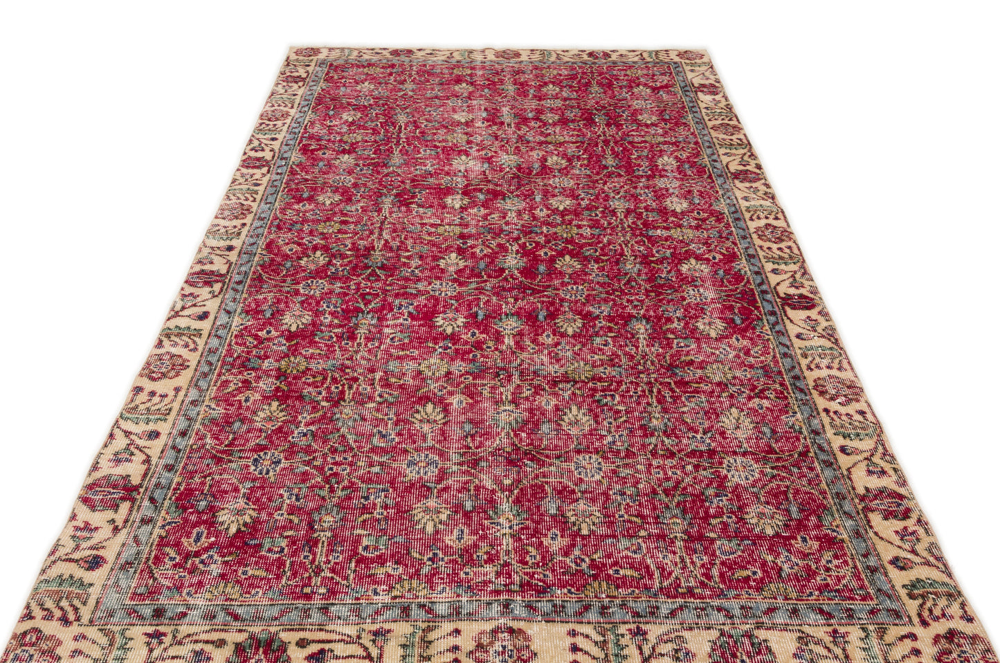 Peunoyn - Vintage Floral Rug - 5'3 X 9'0