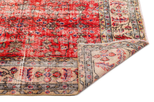 Load image 1 in gallery view. Slemiva - Vintage Distressed Rug - 5'4 X 8'7