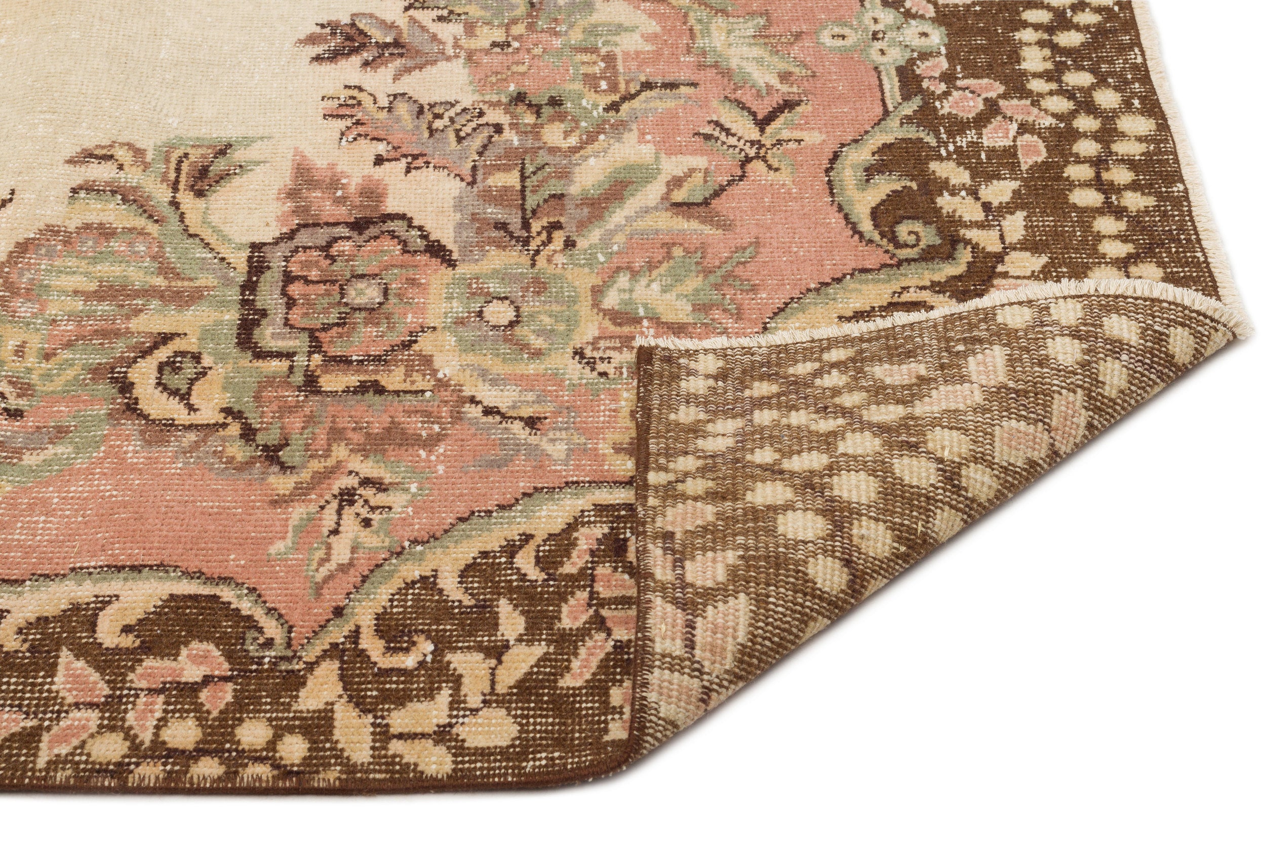 Sesara - Vintage Medallion Rug - 5'6 X 9'3