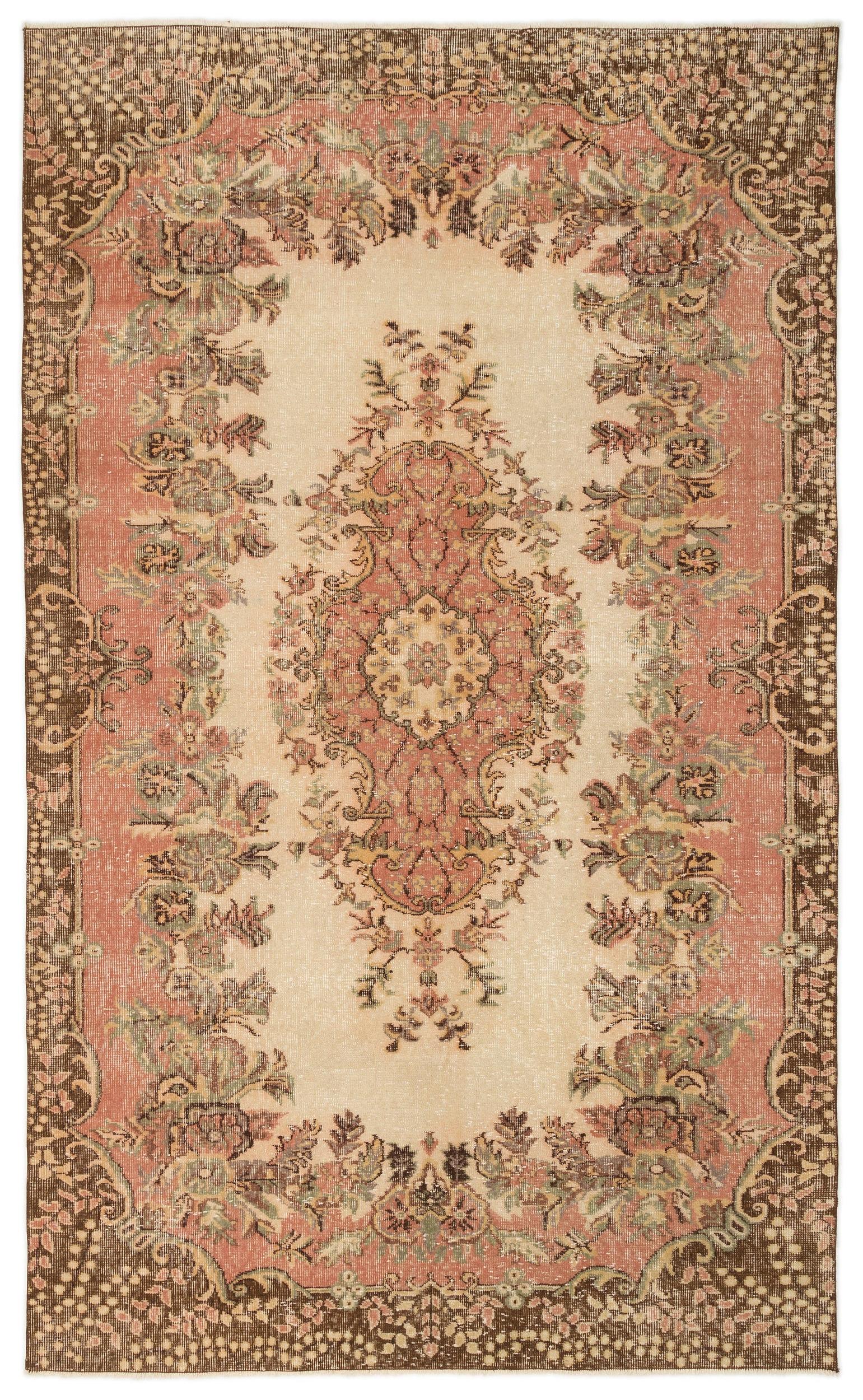 Sesara - Vintage Medallion Rug - 5'6 X 9'3