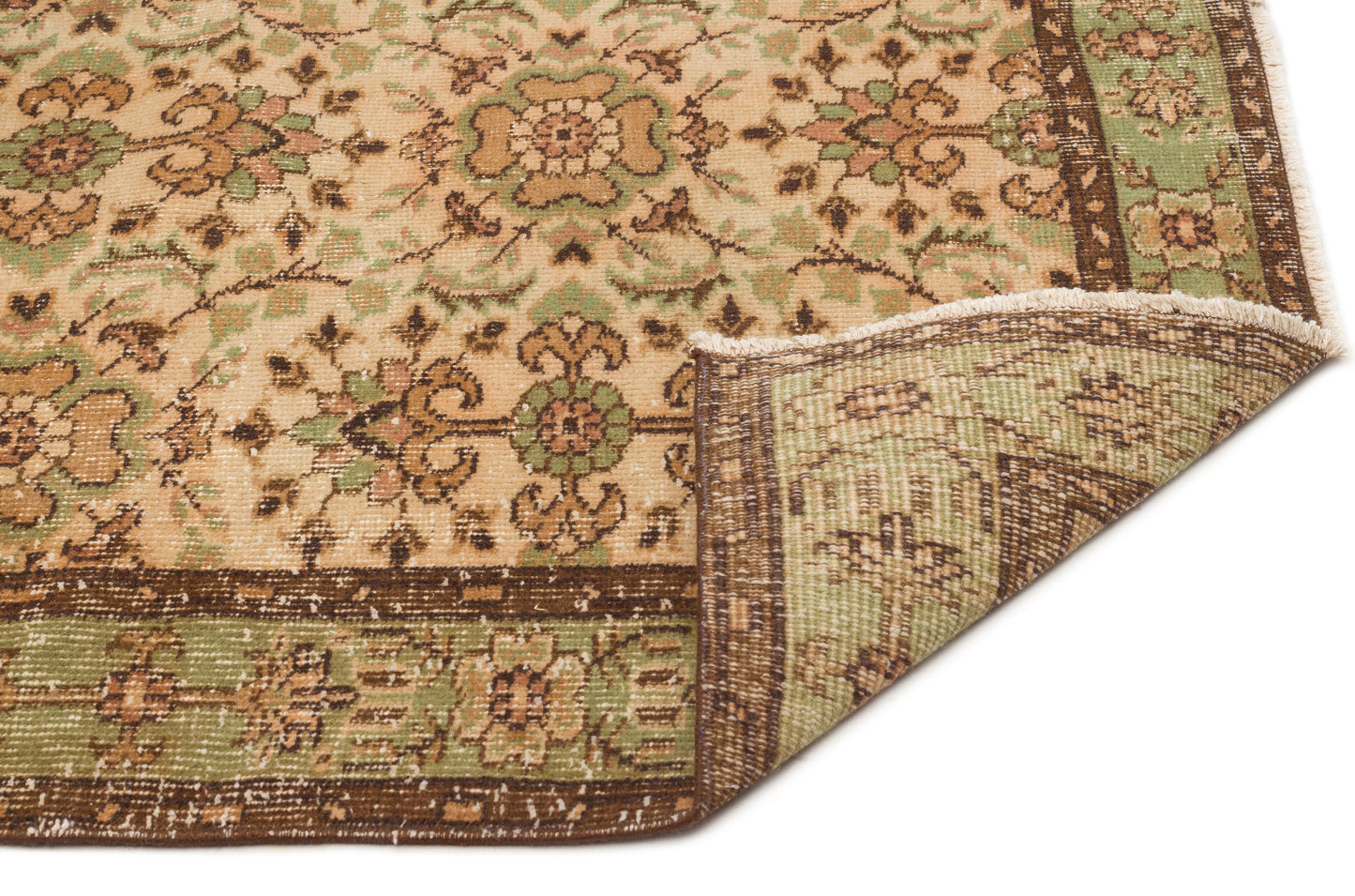 Gisuyn - Vintage Floral Rug - 5'8 X 8'7