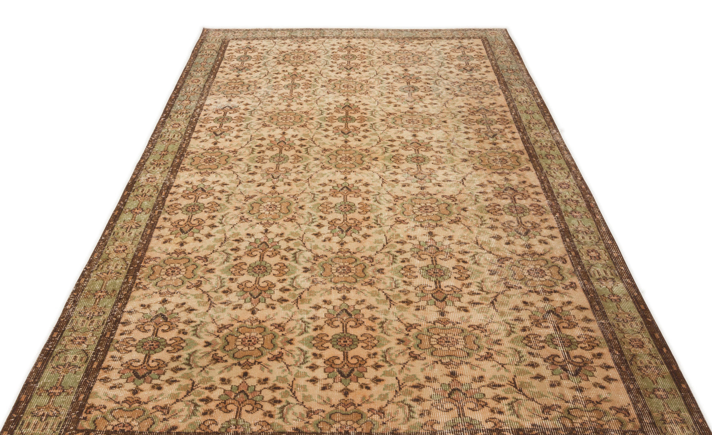 Gisuyn - Vintage Floral Rug - 5'8 X 8'7