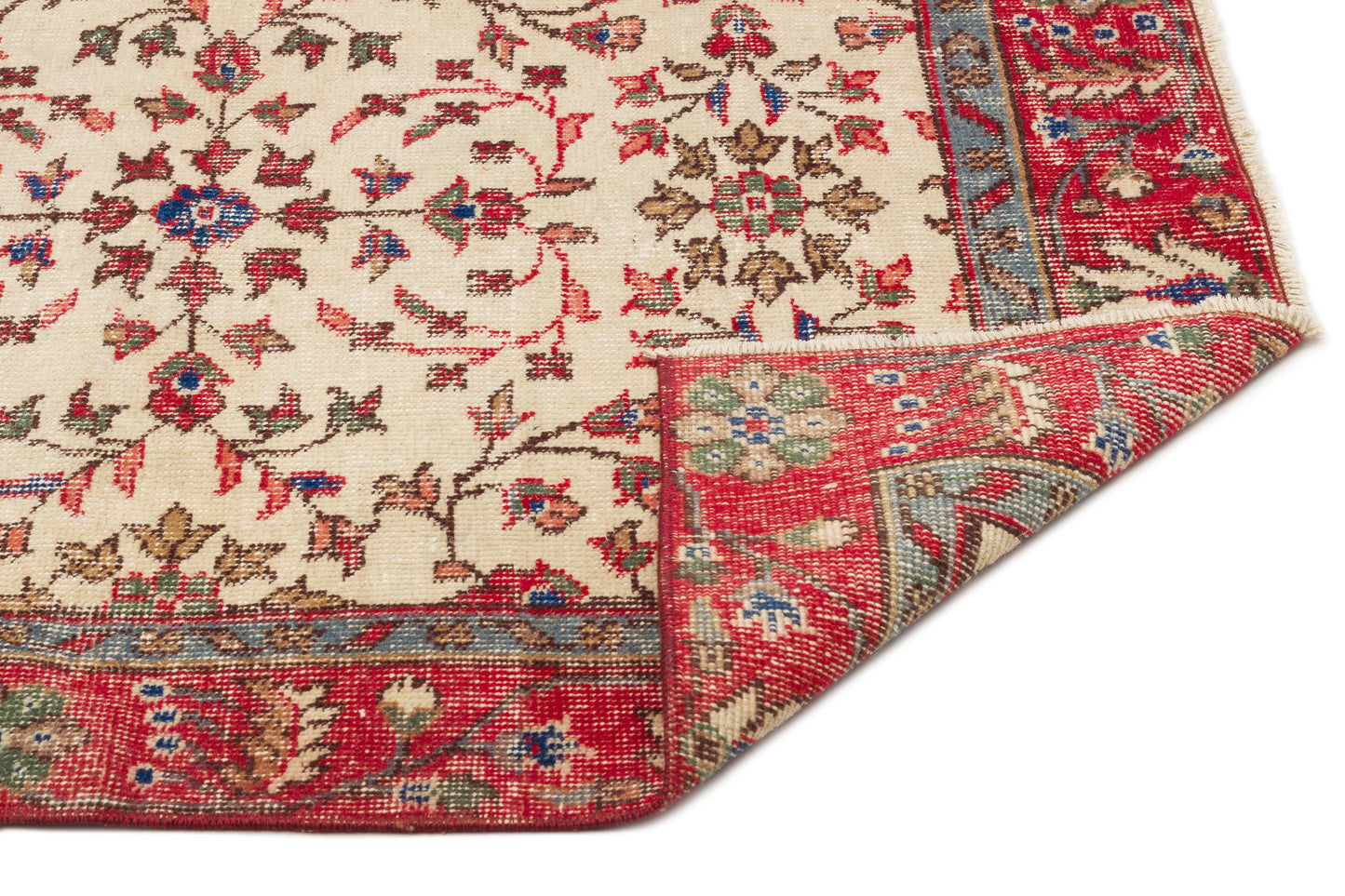 Vezior - Vintage Floral Rug - 4'10 X 8'8