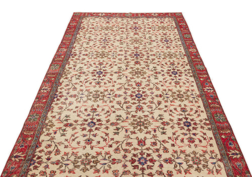 Load image 1 in gallery view. Vezior - Vintage Floral Rug - 4'10 X 8'8