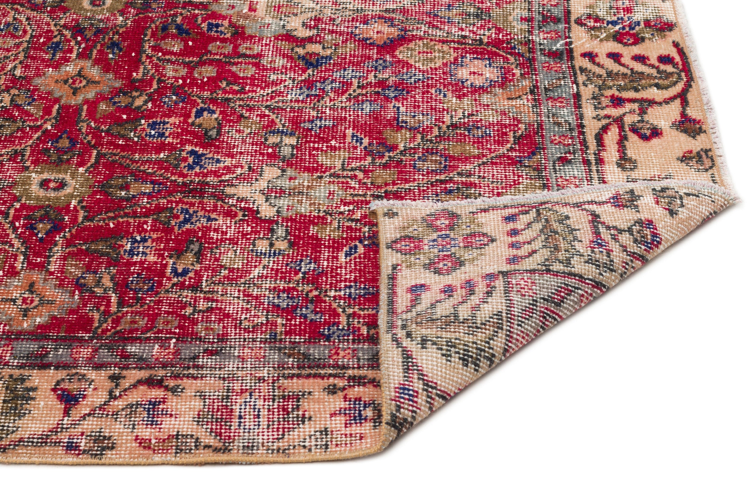 Cedula - Vintage Floral Rug - 4'11 X 8'7
