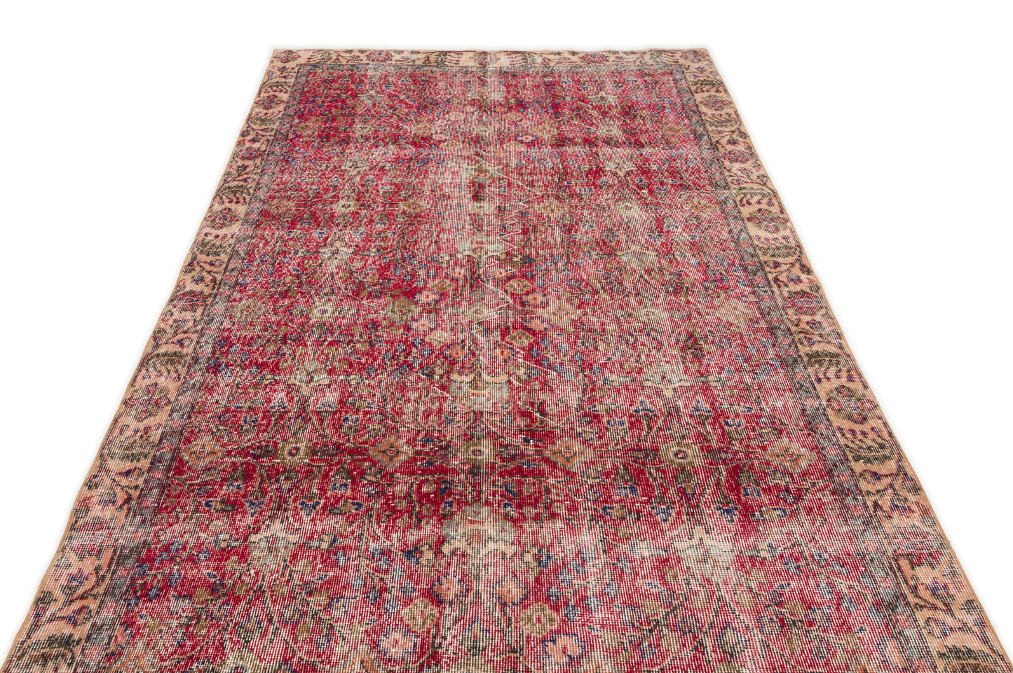 Cedula - Vintage Floral Rug - 4'11 X 8'7