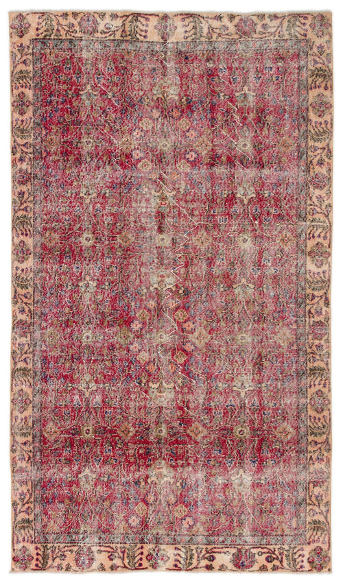 Load image 1 in gallery view. Cedula - Vintage Floral Rug - 4'11 X 8'7