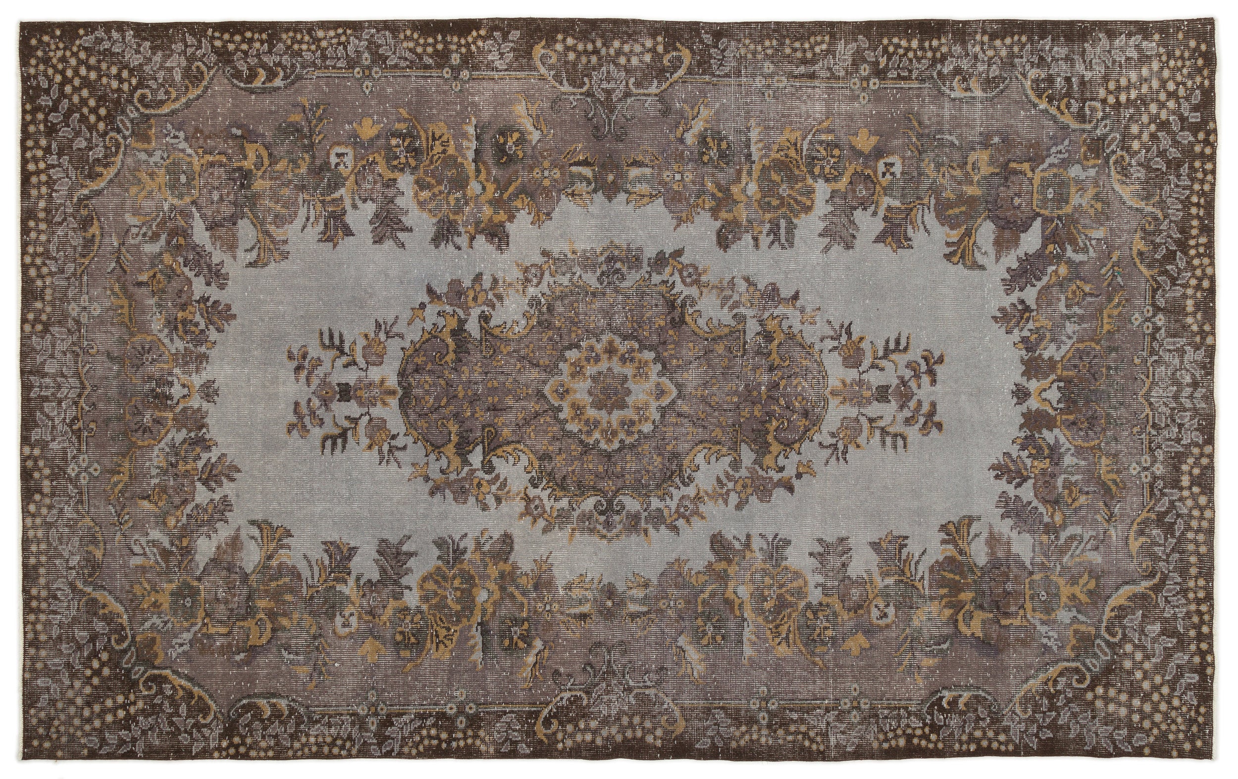 Tiodona - Vintage Medallion Rug - 6'0 X 9'10
