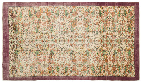 Load image 1 in gallery view. Frebina - Vintage Floral Rug - 5'11 X 9'7