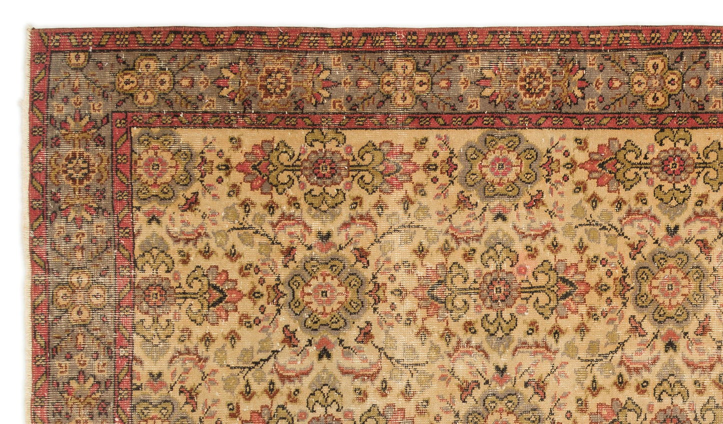 Glema - Vintage Floral Rug - 5'4 X 9'6