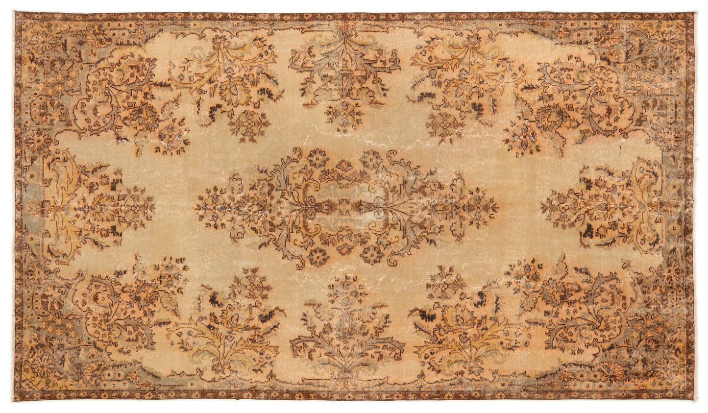 Zauneel - Vintage Medallion Rug - 5'10 X 9'10