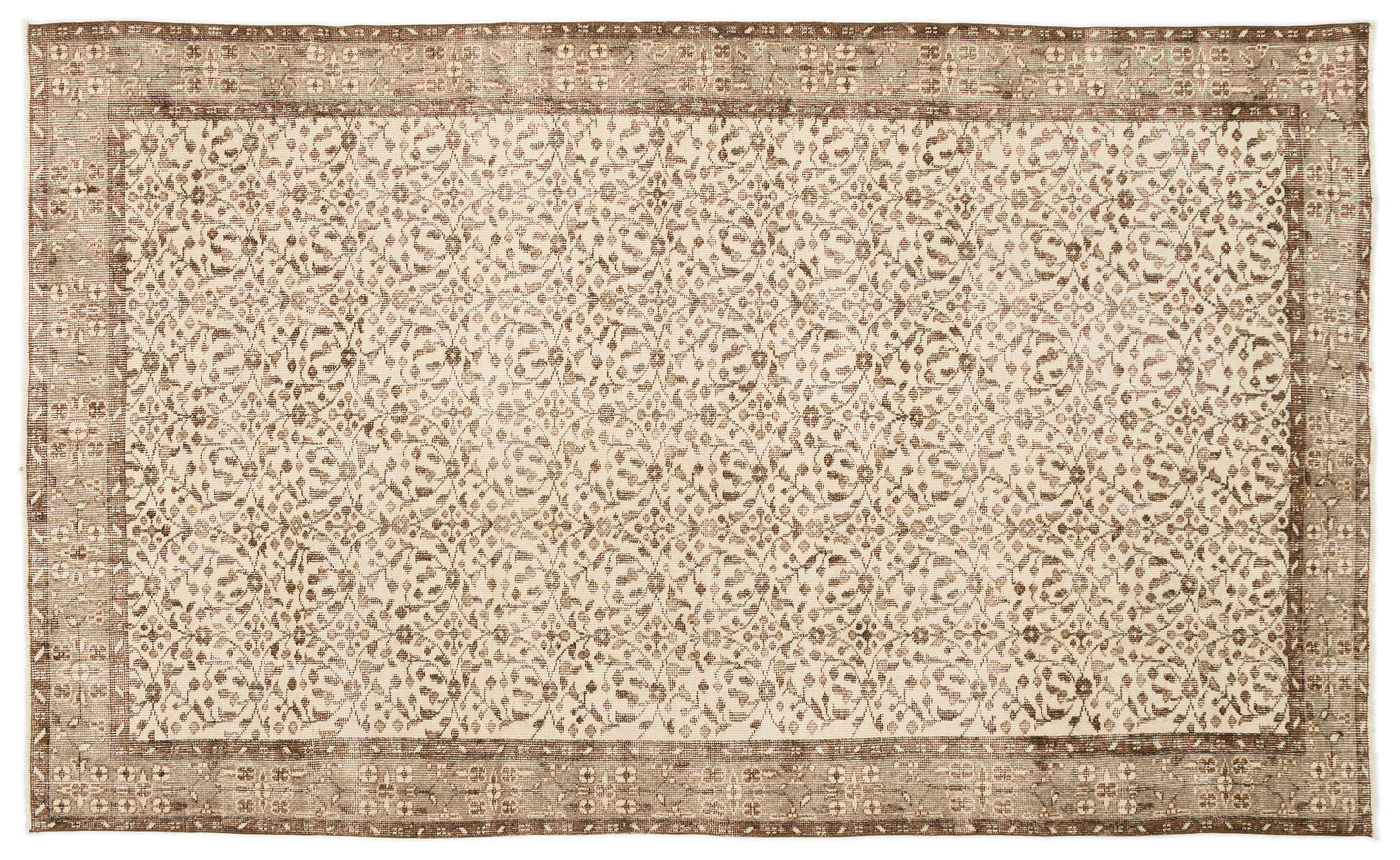 Mofius - Vintage Floral Rug - 5'8 X 9'4