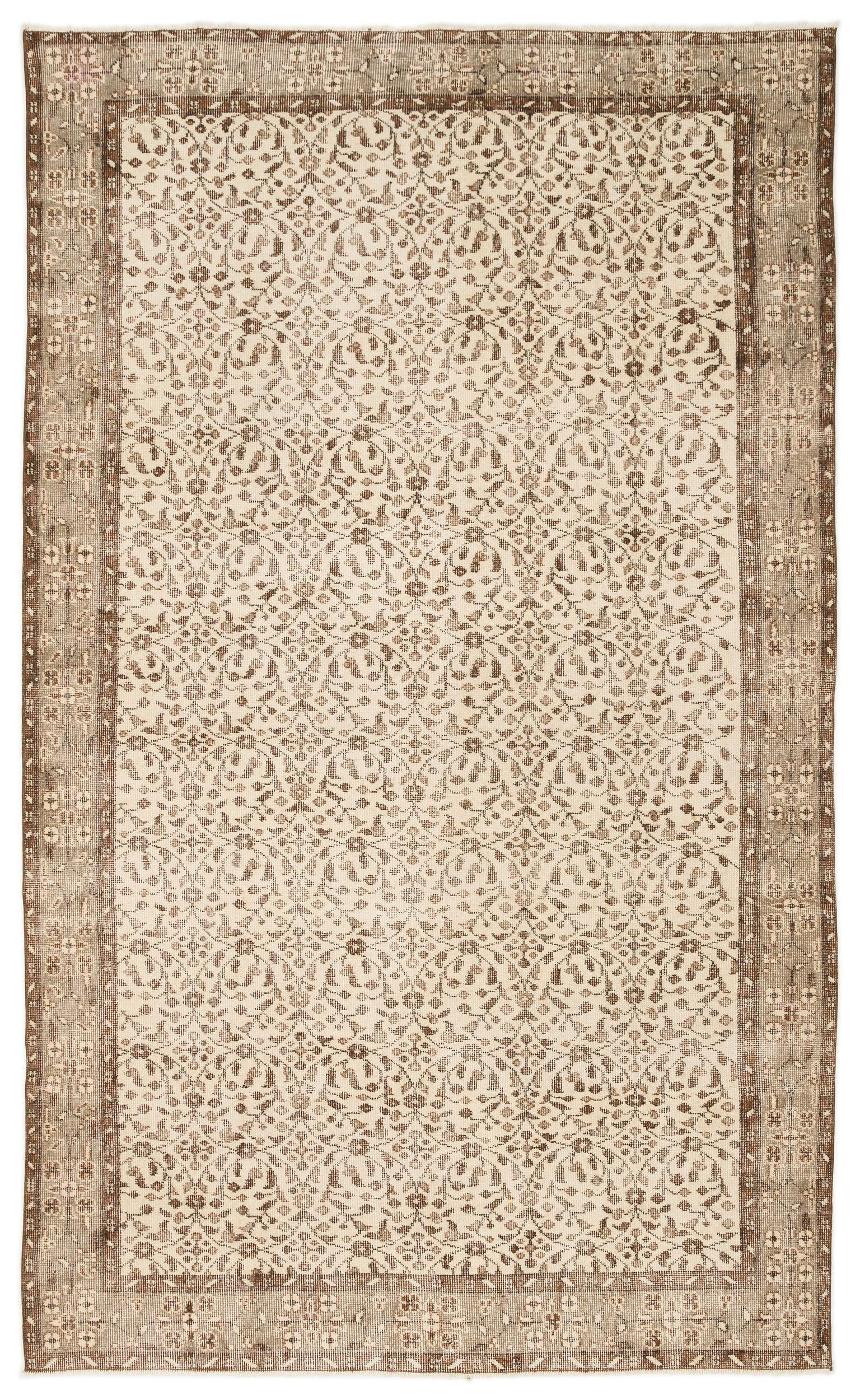 Mofius - Vintage Floral Rug - 5'8 X 9'4
