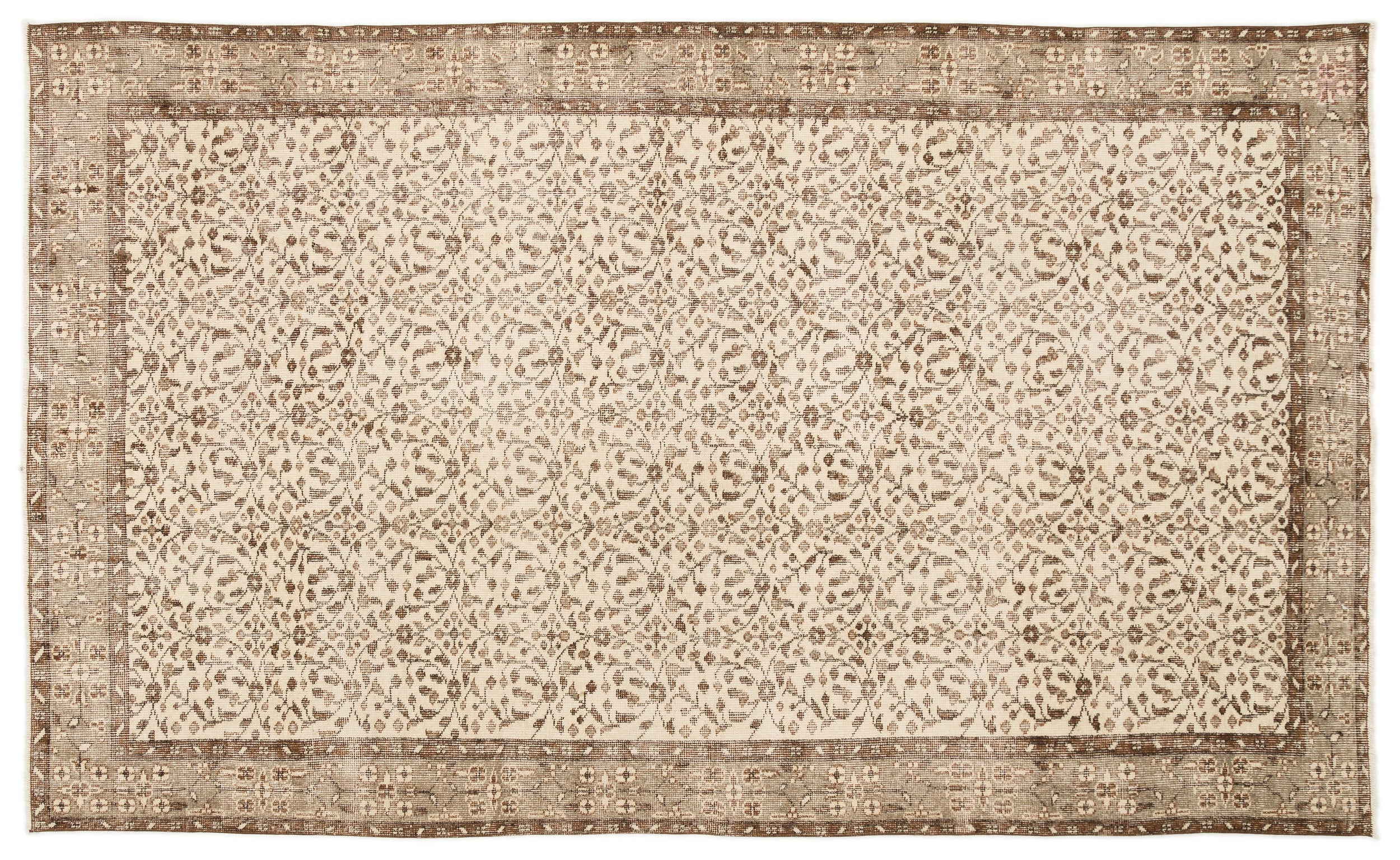 Mofius - Vintage Floral Rug - 5'8 X 9'4