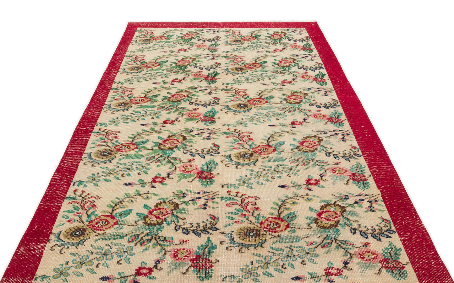 Stofiis - Vintage Floral Rug - 5'8 X 8'8