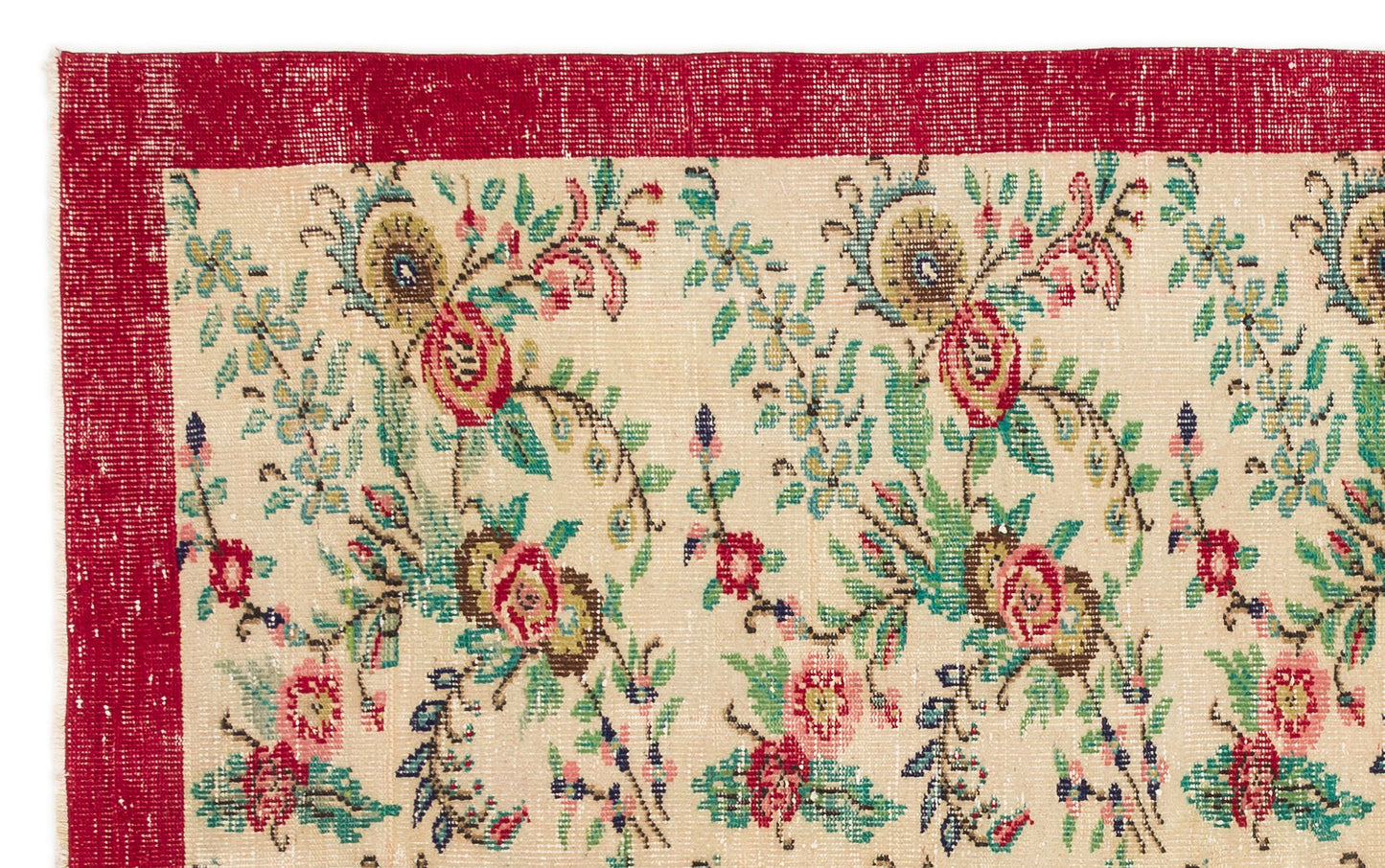 Stofiis - Vintage Floral Rug - 5'8 X 8'8