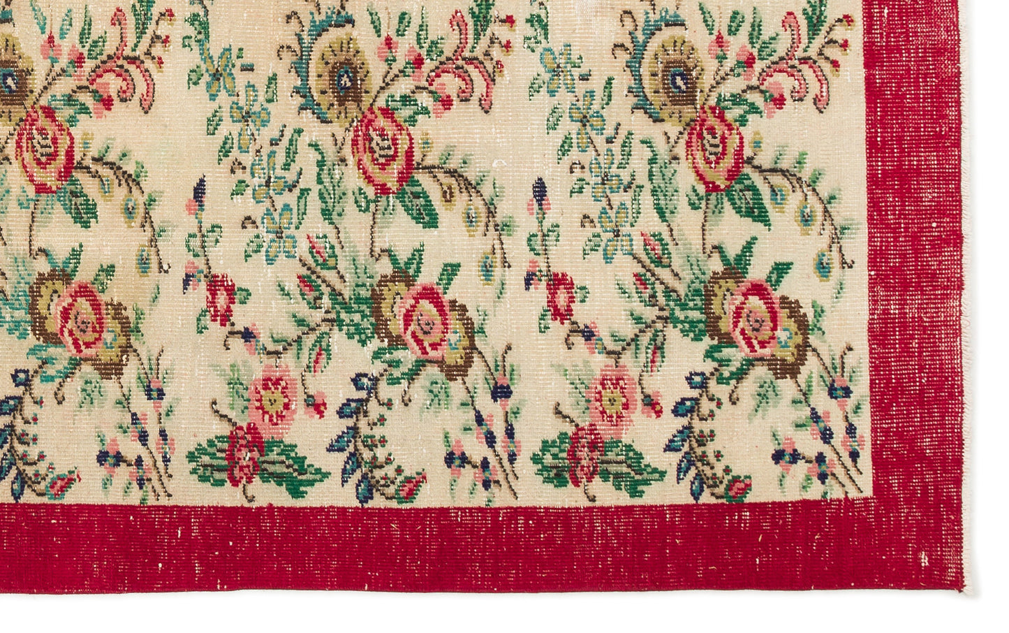 Stofiis - Vintage Floral Rug - 5'8 X 8'8