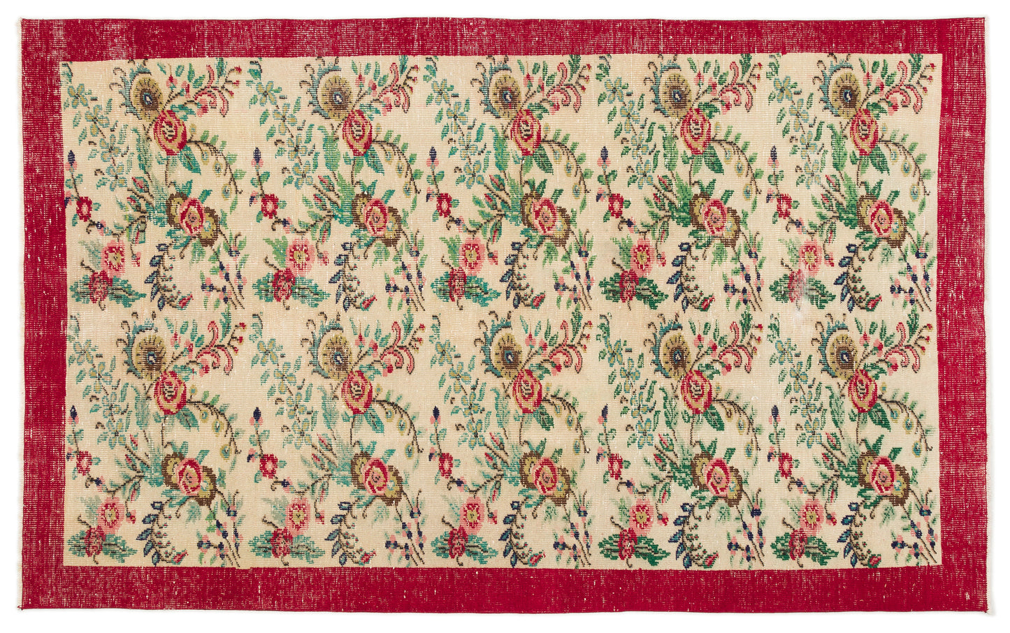 Stofiis - Vintage Floral Rug - 5'8 X 8'8