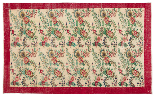Load image 1 in gallery view. Stofiis - Vintage Floral Rug - 5'8 X 8'8
