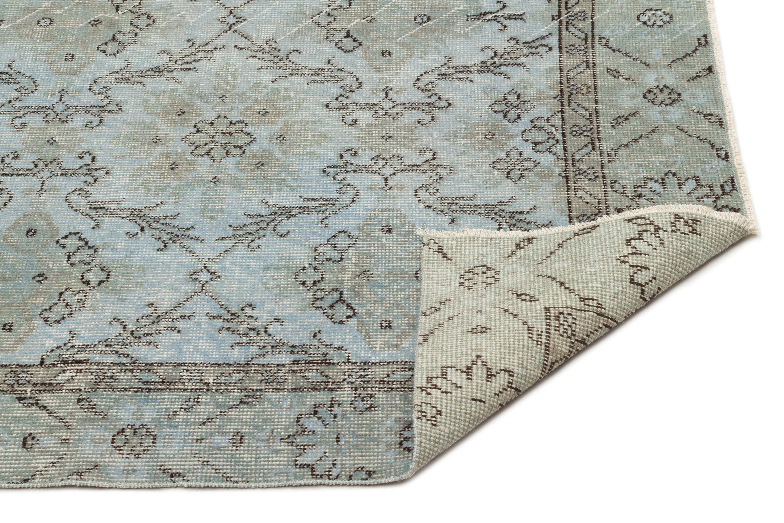 Prazata - Vintage Floral Rug - 5'0 X 9'7