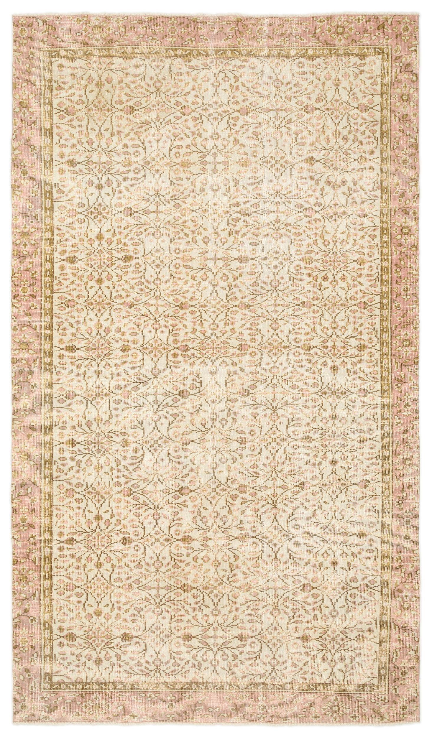 Graar - Vintage Floral Rug - 5'7 X 9'10