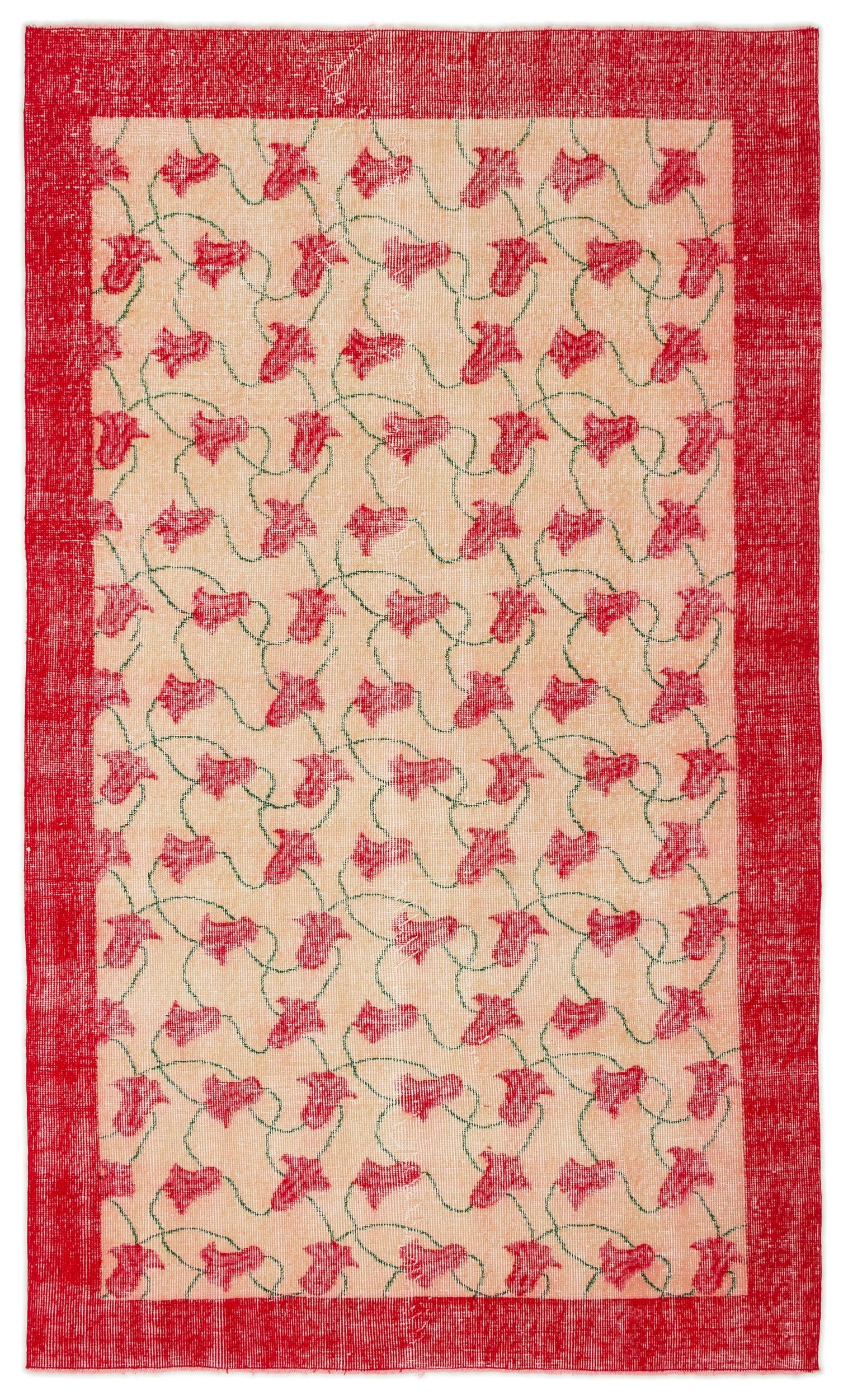 Minira - Vintage Floral Rug - 5'0 X 8'3