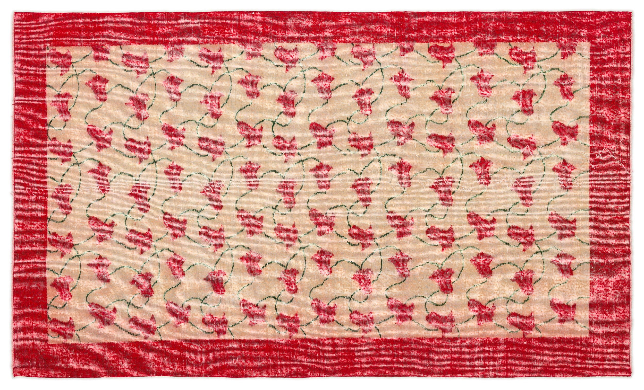 Minira - Vintage Floral Rug - 5'0 X 8'3